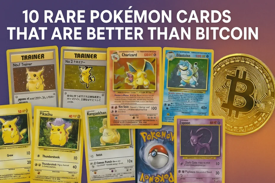10 Rare Pokémon Cards That Are Better Than Bitcoin