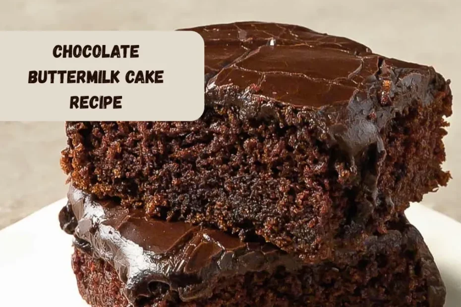 Chocolate Buttermilk Cake Recipe