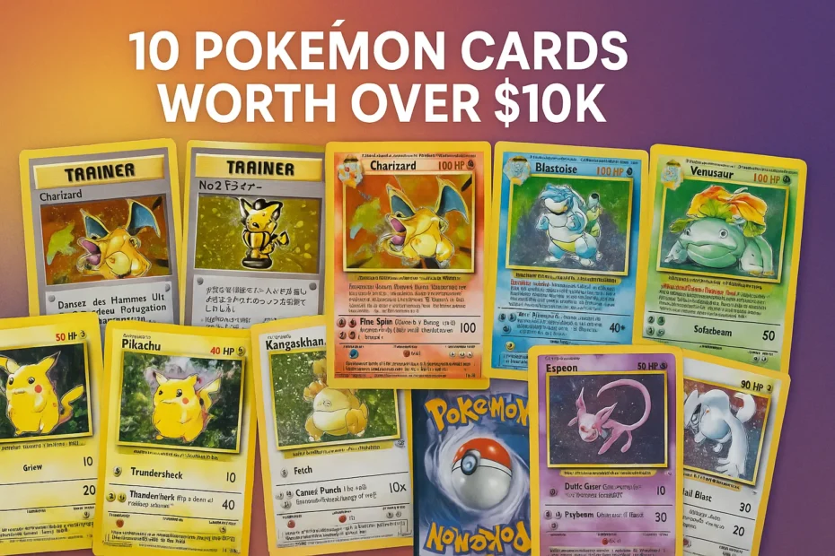 10 Rare Pokémon Cards That Are10 Pokémon Cards Worth Over $10K (USA)Better Than Bitcoin