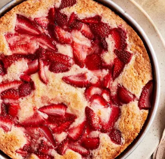RHUBARB SPOON CAKE