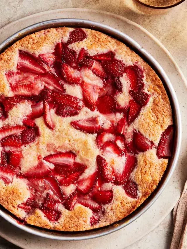 RHUBARB SPOON CAKE