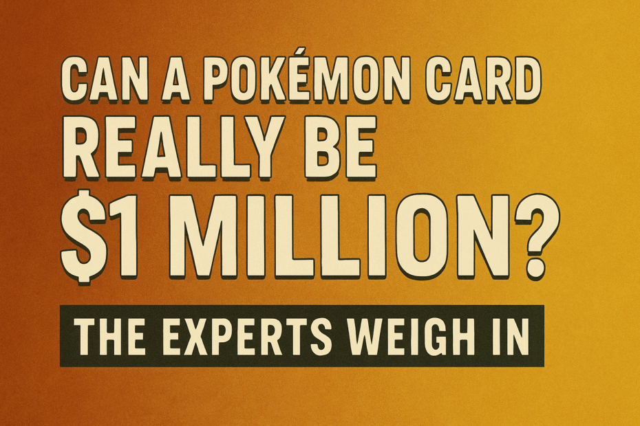 Can a Pokémon Card Really Be Worth $1 Million? The Experts Weigh In